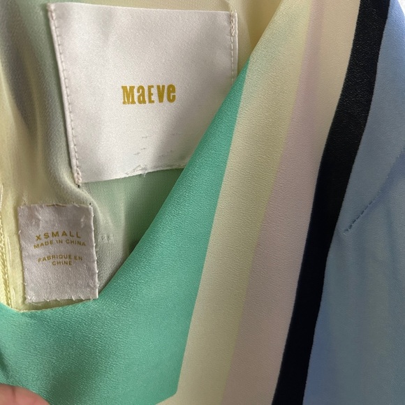 Anthropologie | Maeve | Pastel Geometric Maxi Dress - Picture 7 of 9